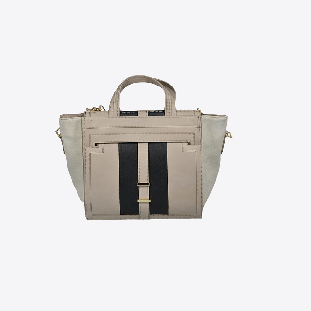 BORSA MIURA MANHATTAN IN PELLE - Beige
