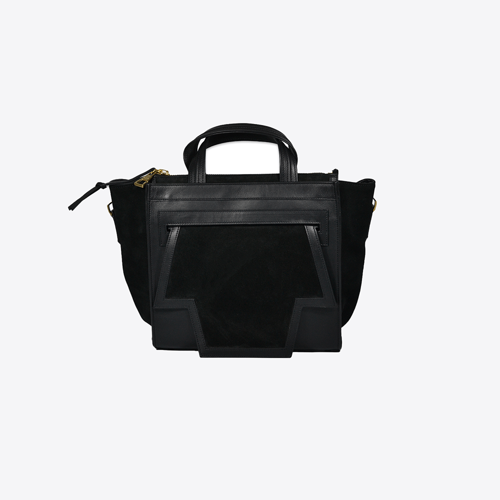 BORSA MIURA MANHATTAN IN PELLE - Black